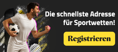 Jubelnder Spieler mit Fussball als Hinweis auf Bahibi Sportwetten